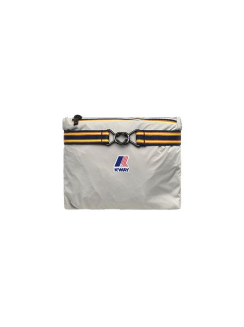 giubbotto unisex corto nylon bianco K-WAY | K2123ZW001